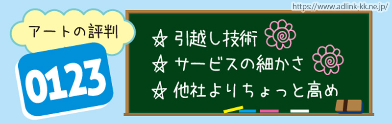 引っ越しが安い業者ランキング５位．アート引越センター